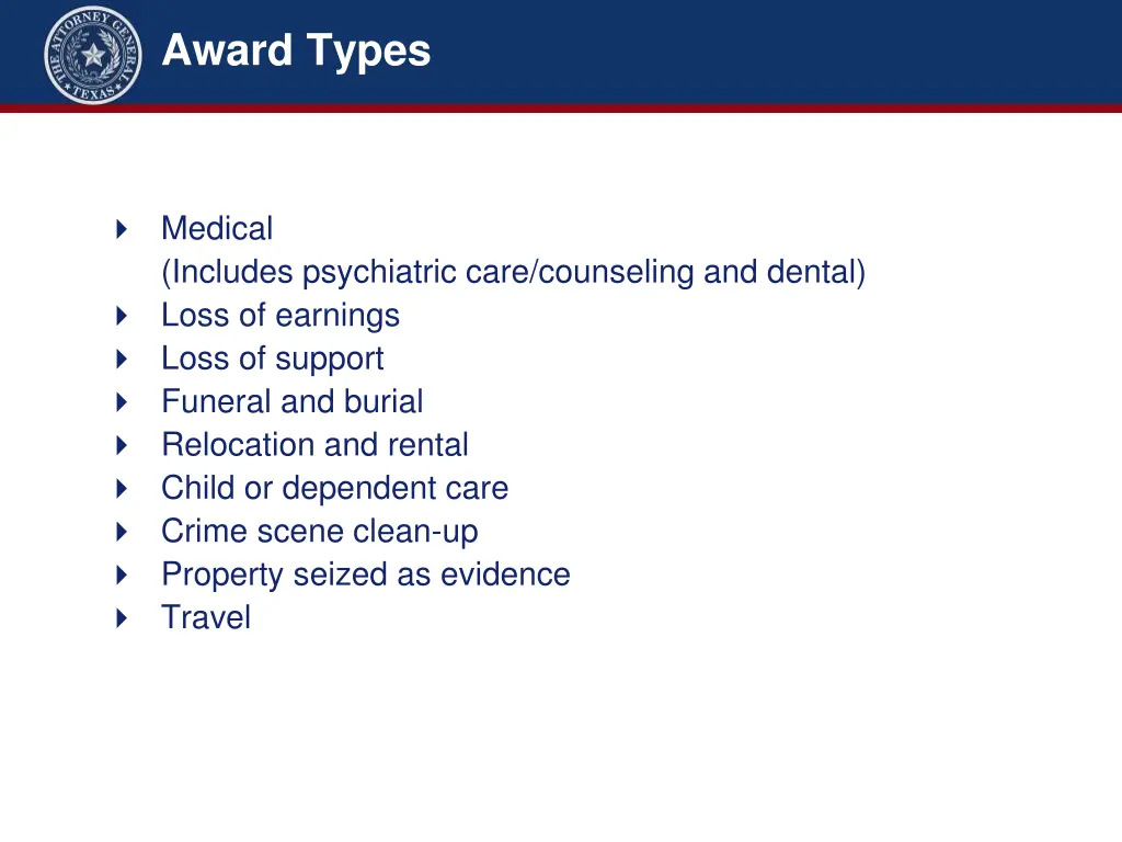 award types