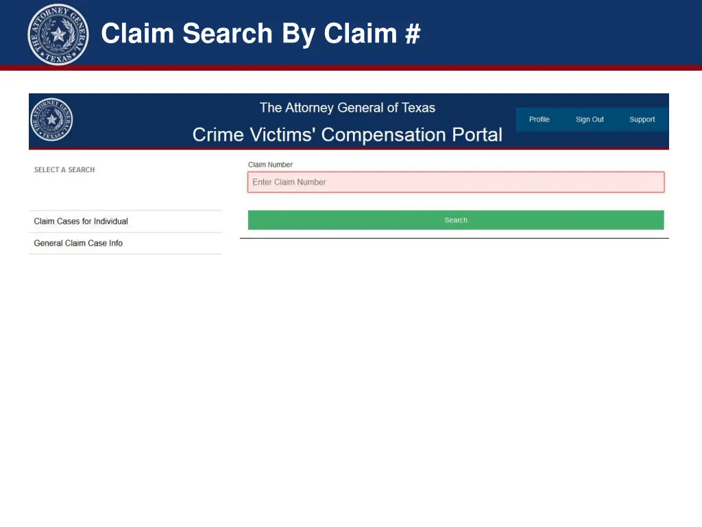 claim search by claim