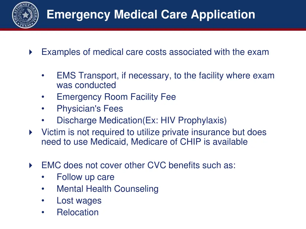 emergency medical care application 1