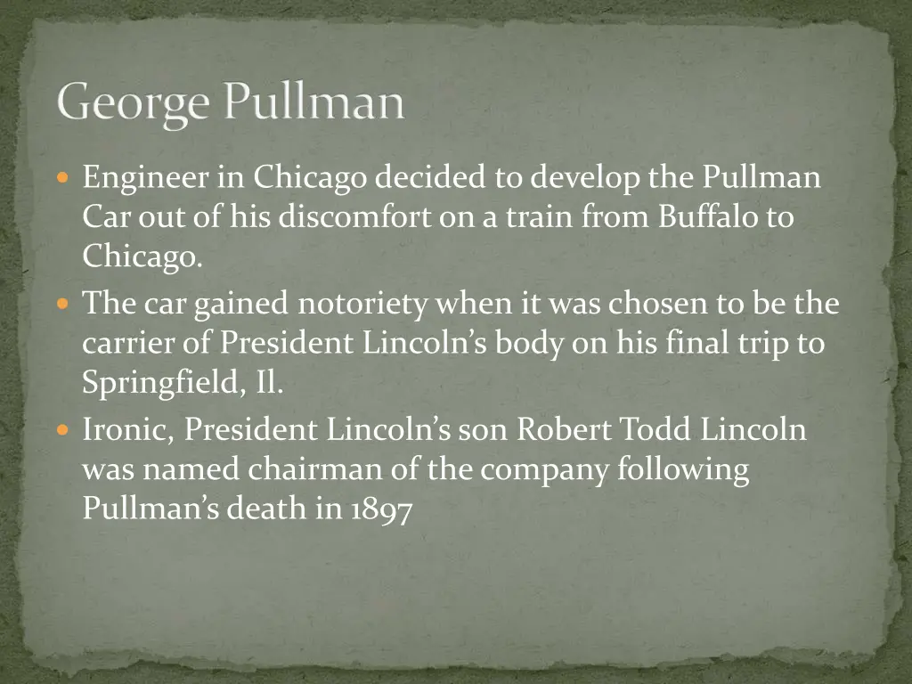 george pullman