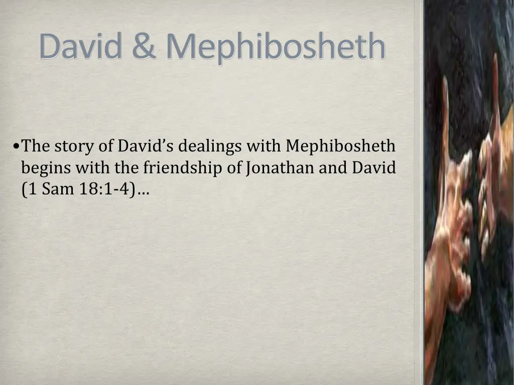 david mephibosheth 1