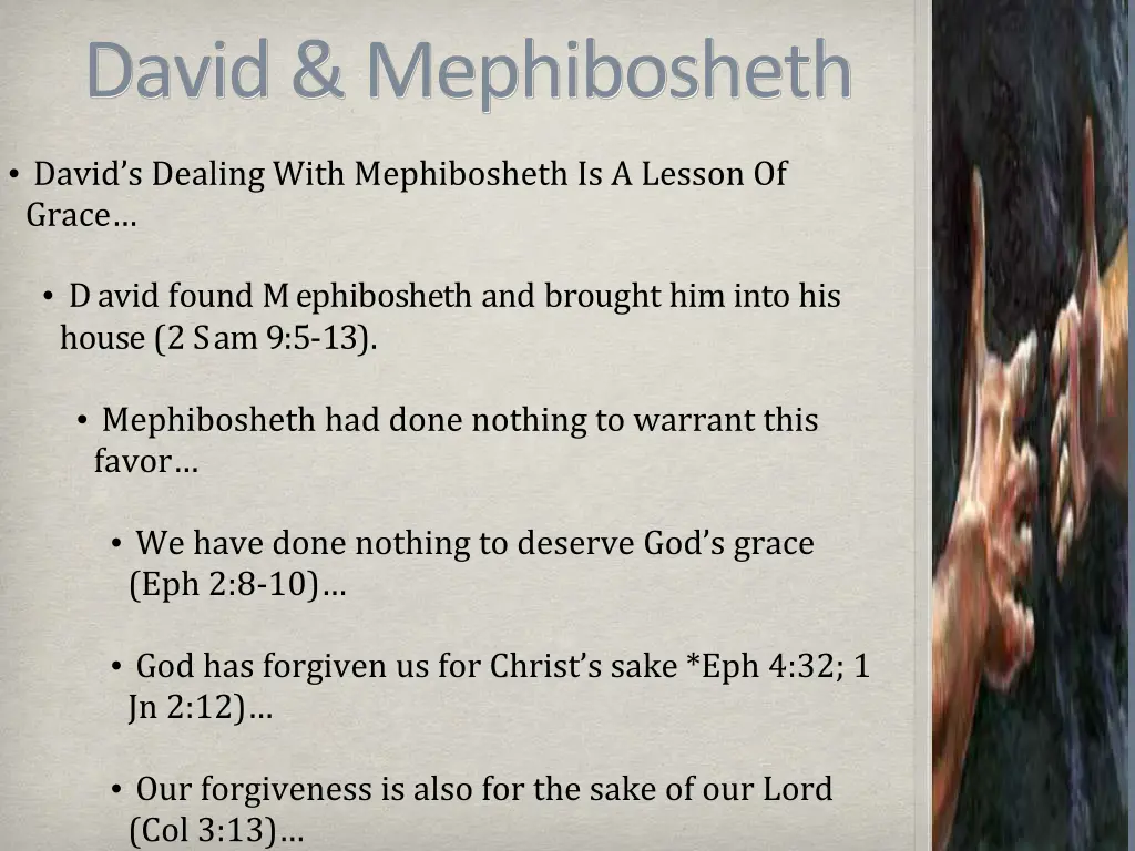 david mephibosheth 12