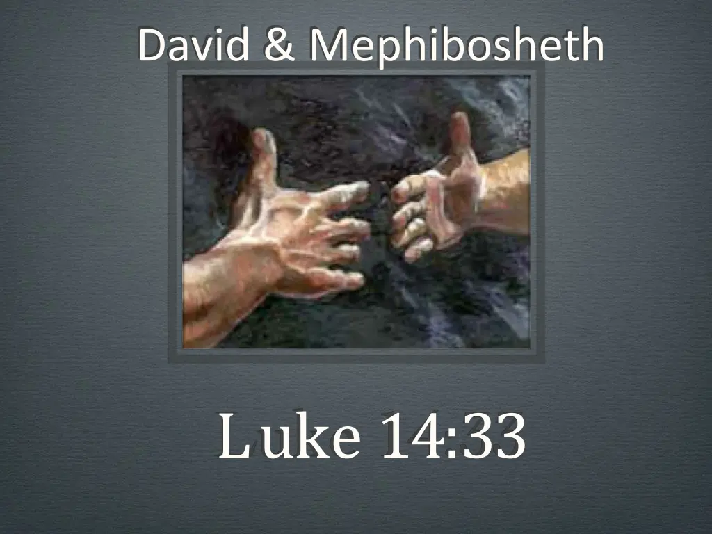 david mephibosheth 14