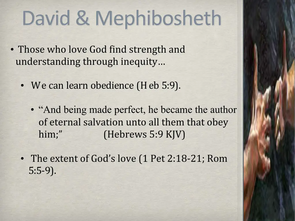 david mephibosheth 8