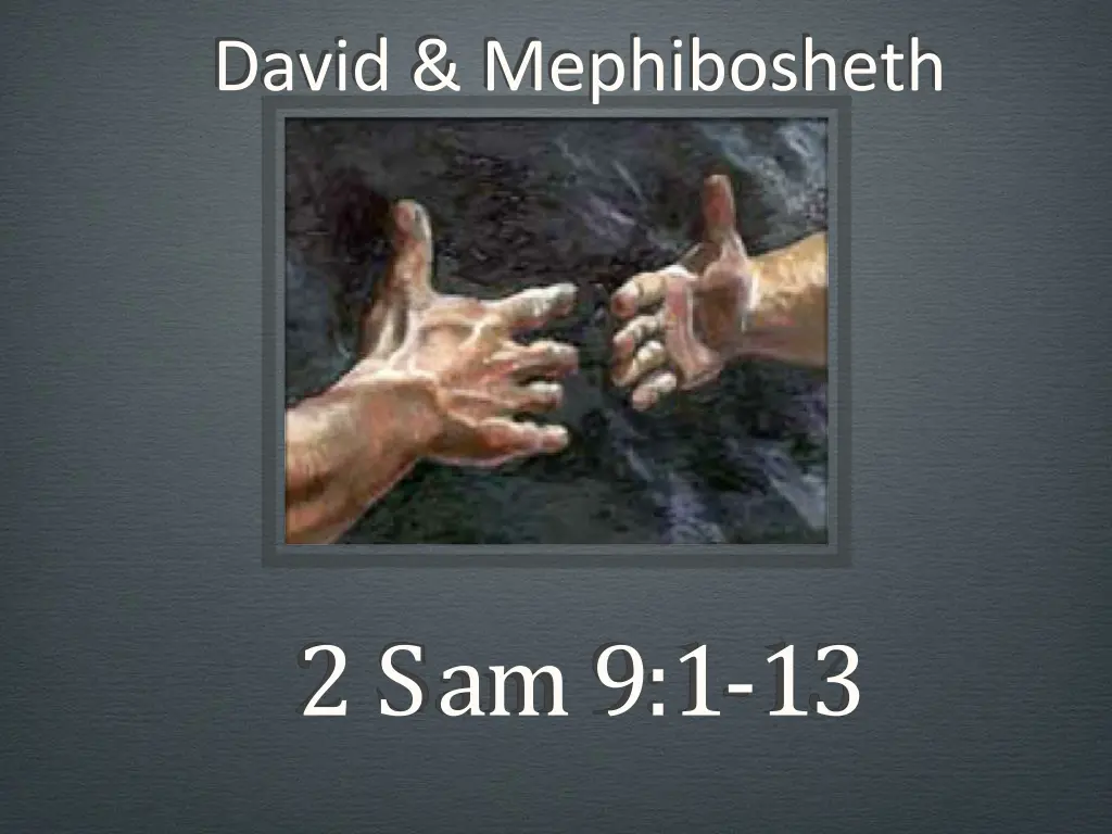 david mephibosheth