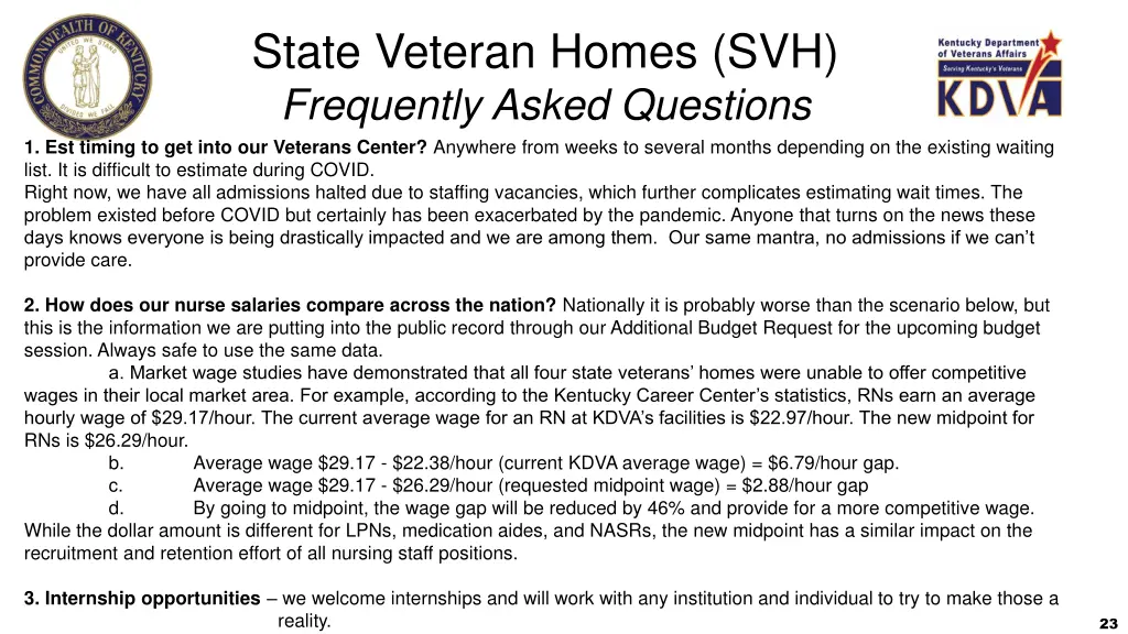 state veteran homes svh frequently asked questions 1