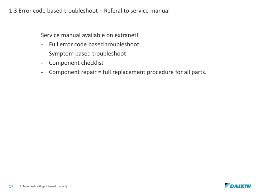 1 3 error code based troubleshoot referal