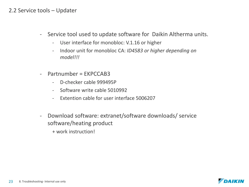 2 2 service tools updater