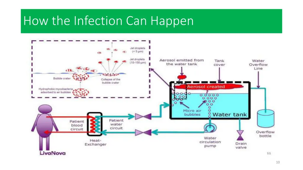 how the infection can happen