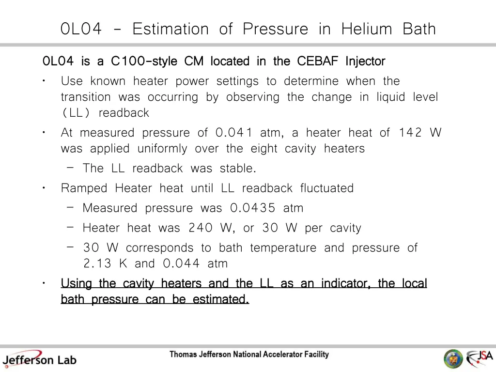 0l04 estimation of pressure in helium bath