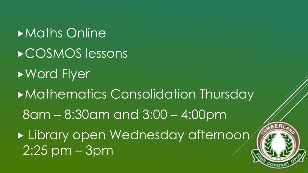 maths online cosmos lessons word flyer