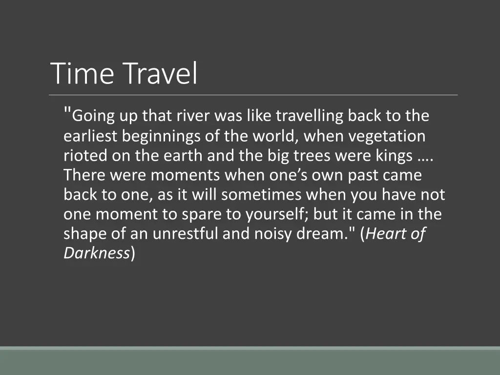 time travel