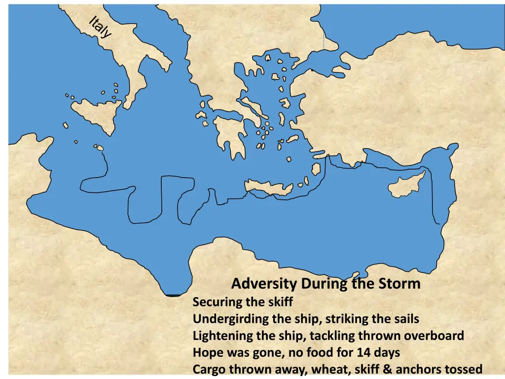 adversity during the storm securing the skiff