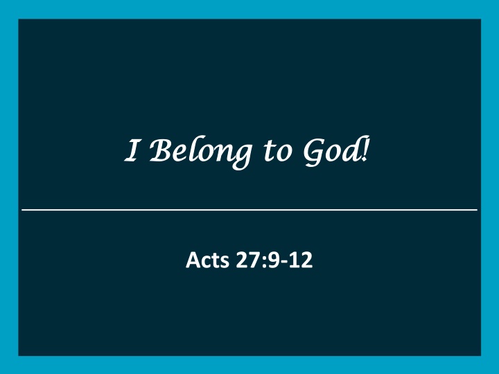 i belong to god i belong to god