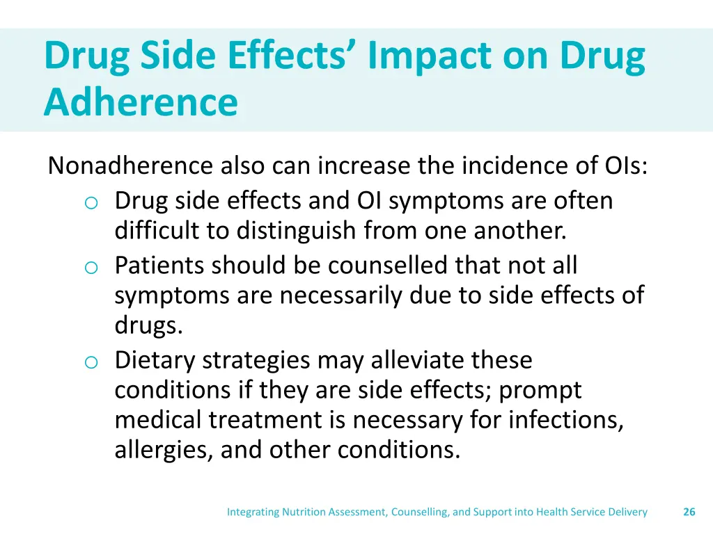 drug side effects impact on drug adherence 1