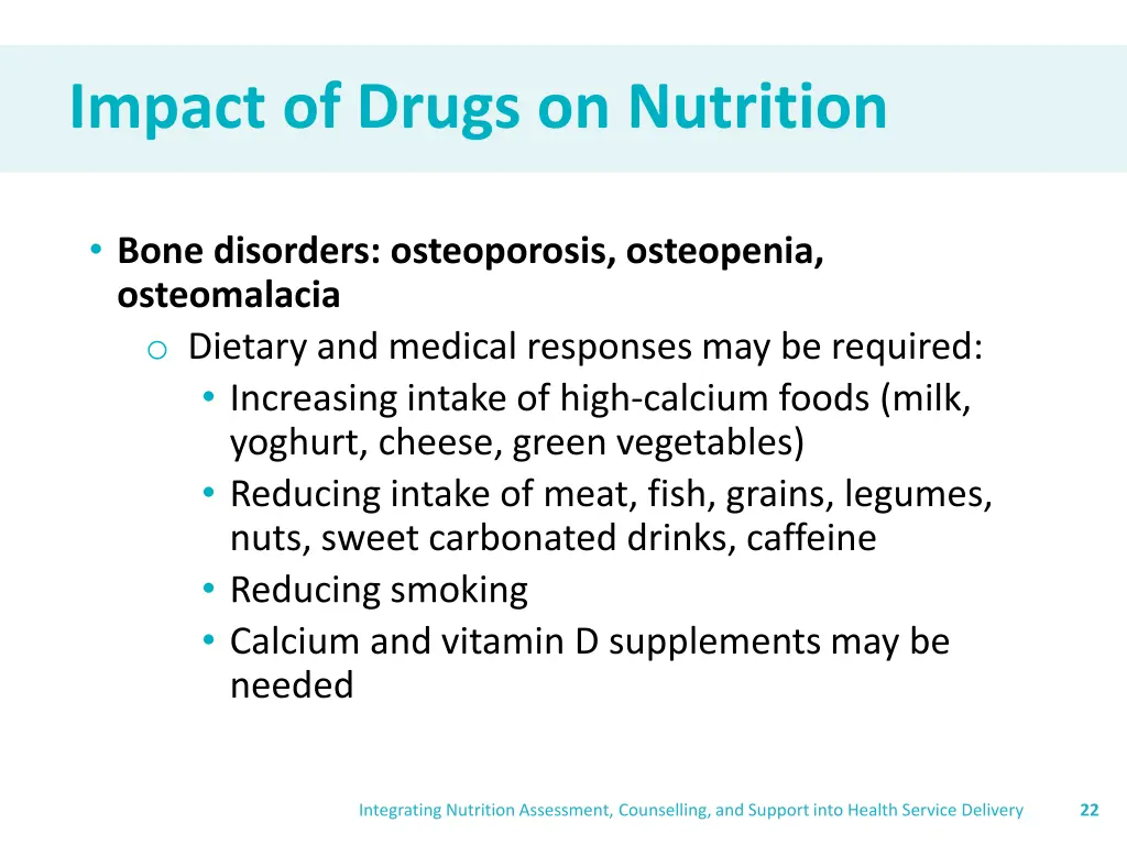 impact of drugs on nutrition 6