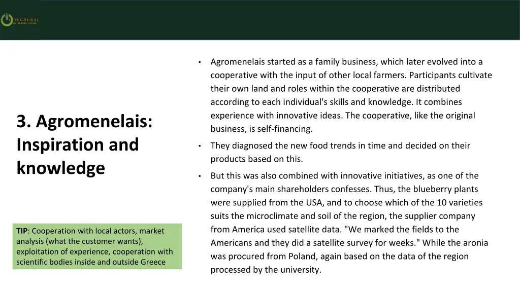 agromenelais started as a family business which