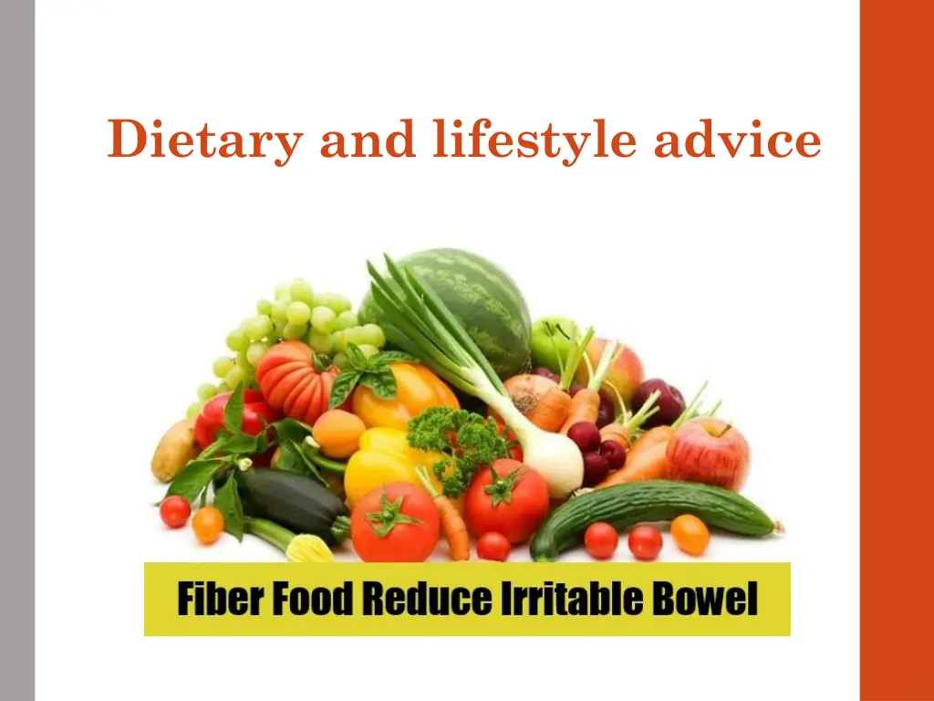 dietary and lifestyle advice 2