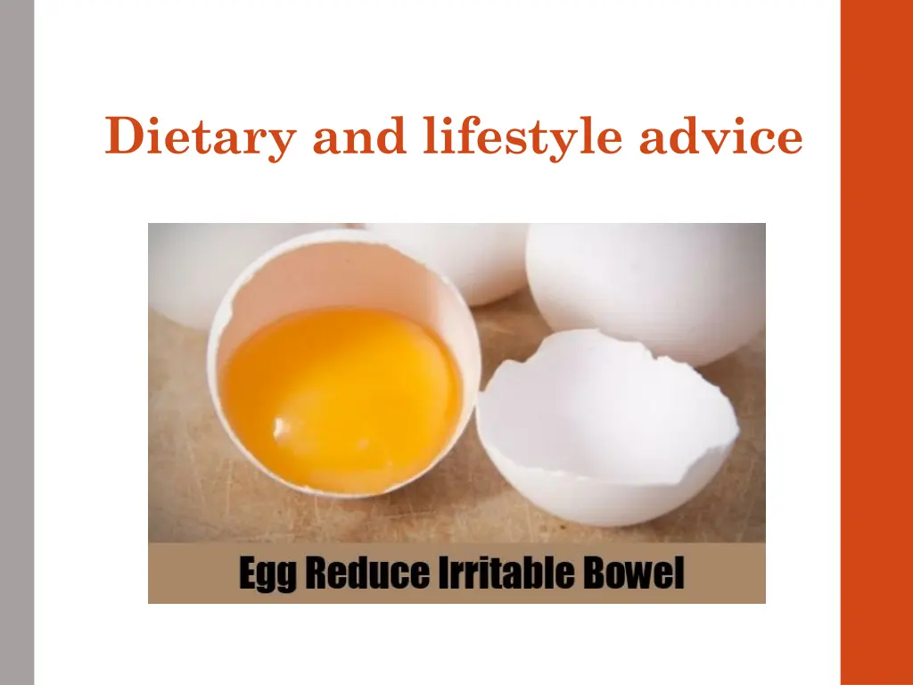 dietary and lifestyle advice 3