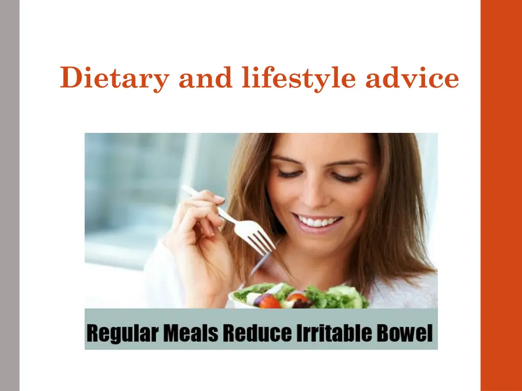 dietary and lifestyle advice 6