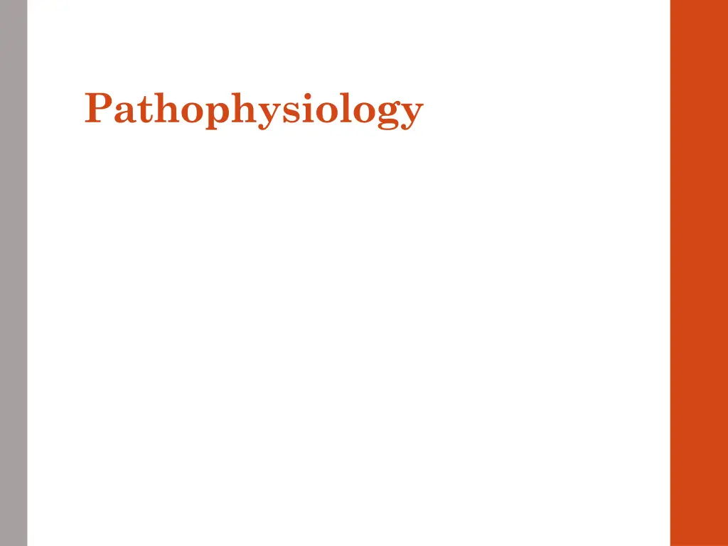 pathophysiology