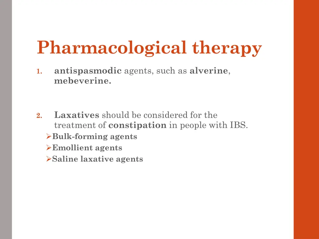 pharmacological therapy 1