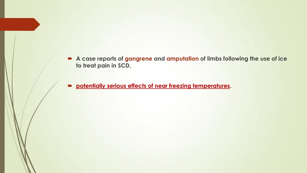 a case reports of gangrene and amputation