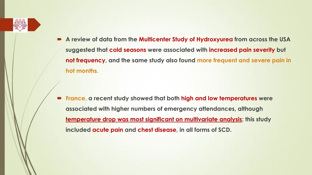 a review of data from the multicenter study