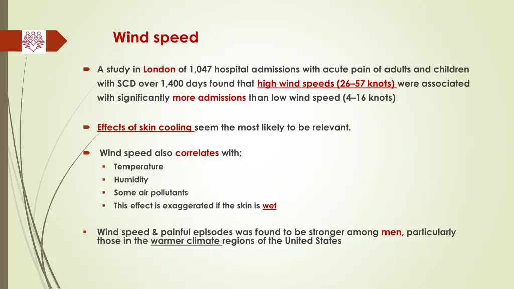 wind speed