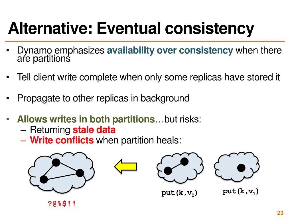 alternative eventual consistency