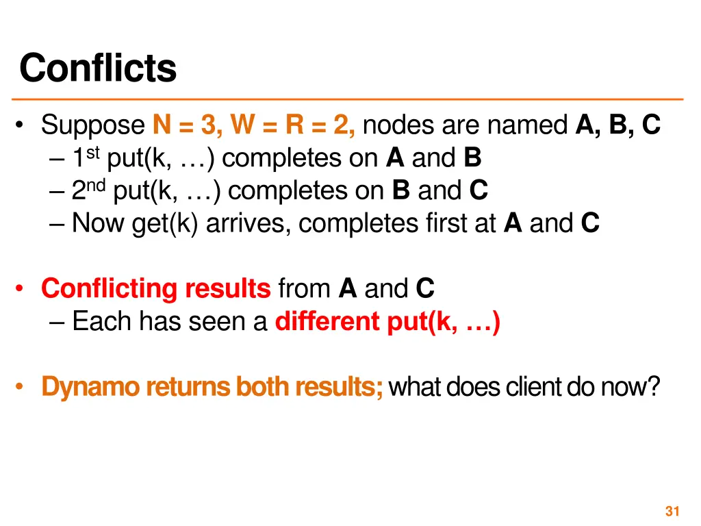 conflicts