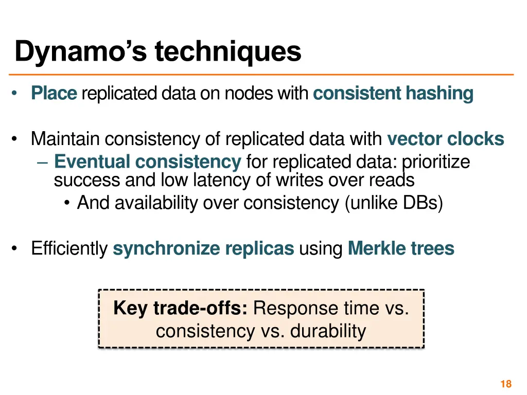 dynamo s techniques