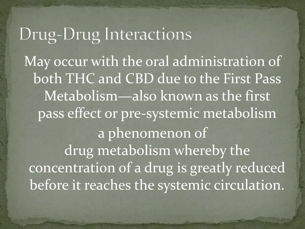 drug drug interactions