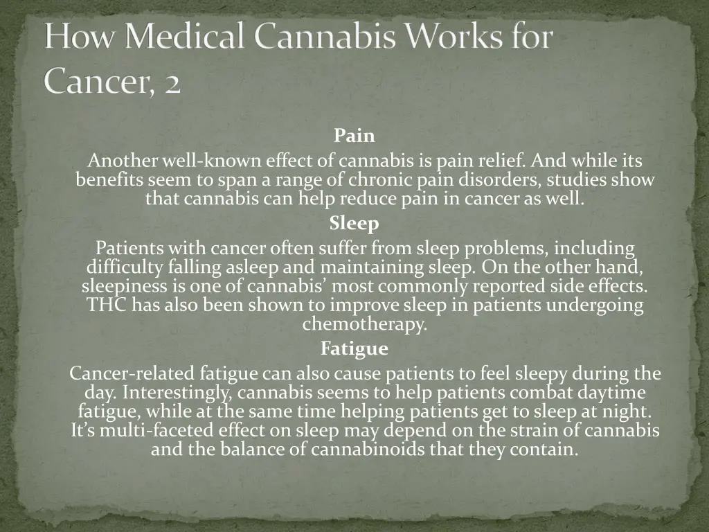 how medical cannabis works for cancer 2