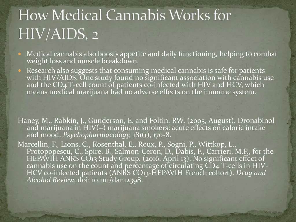 how medical cannabis works for hiv aids 2