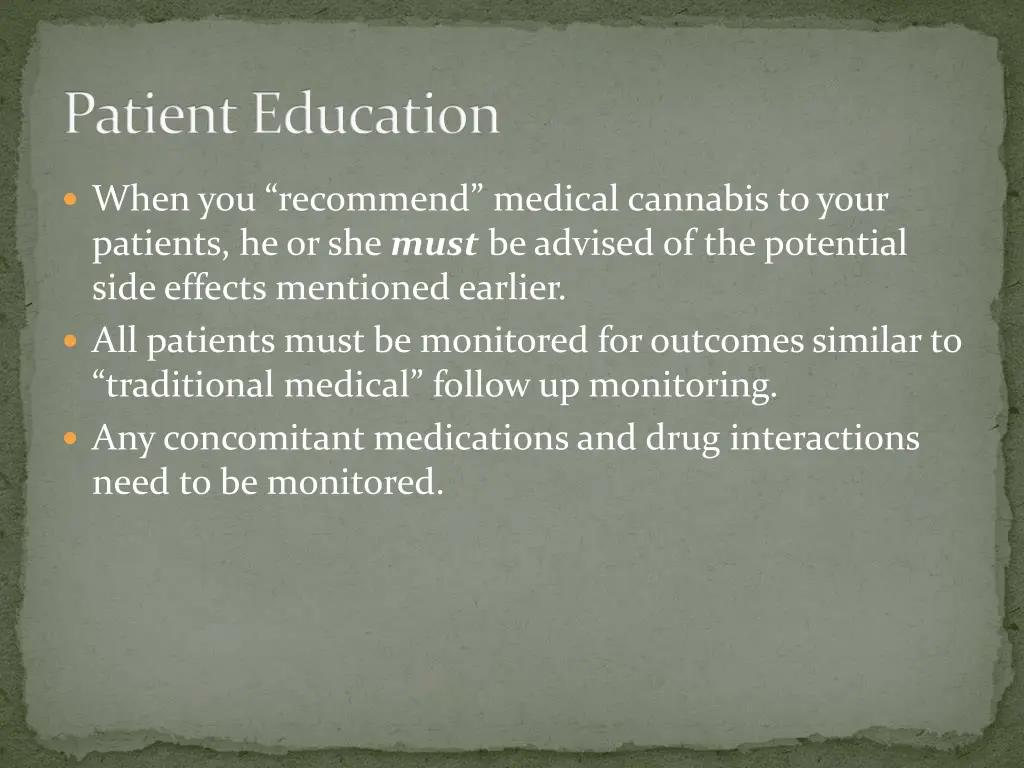 patient education