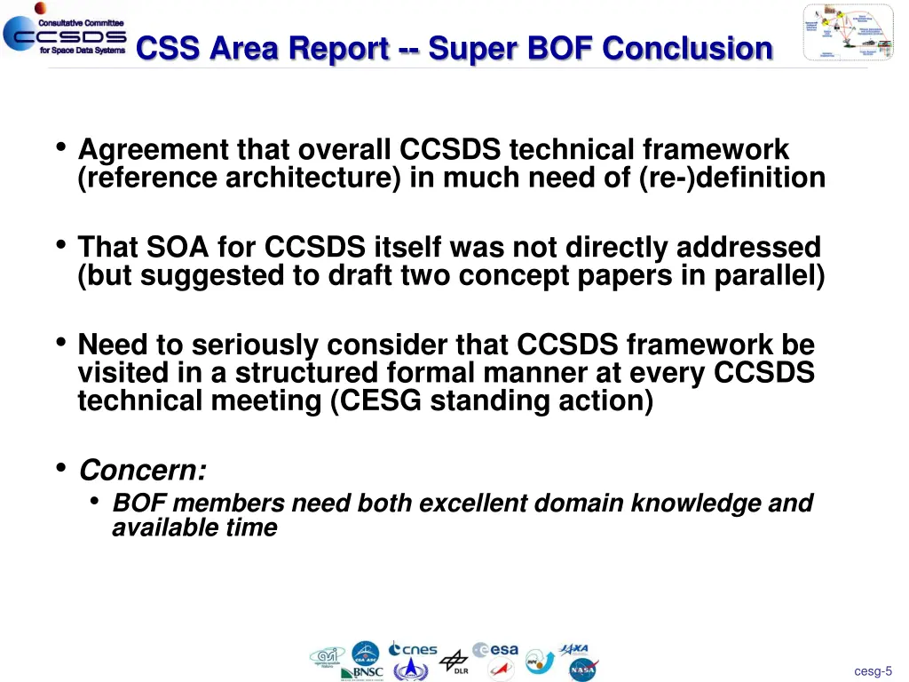 css area report super bof conclusion