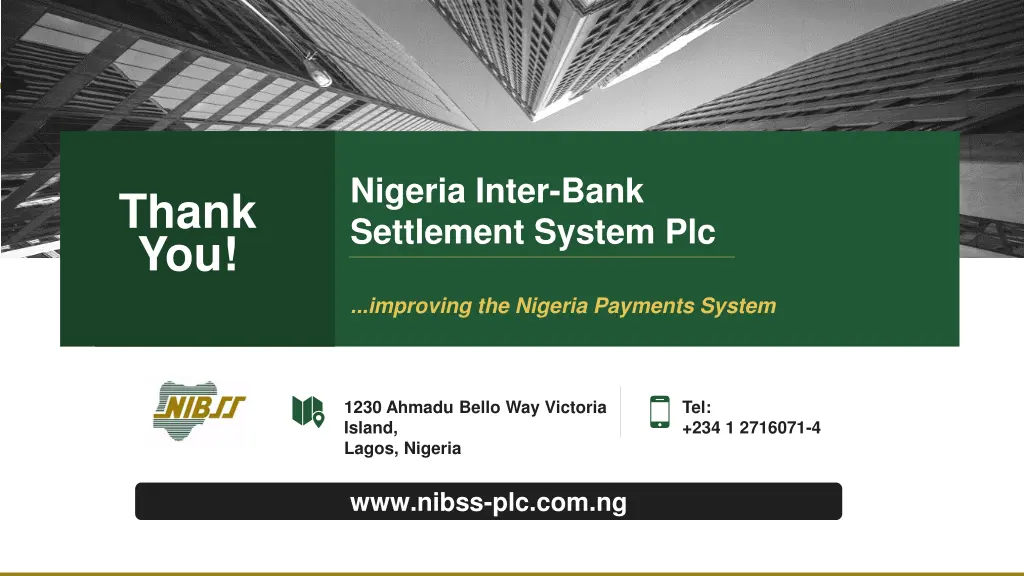 nigeria inter bank settlement system plc