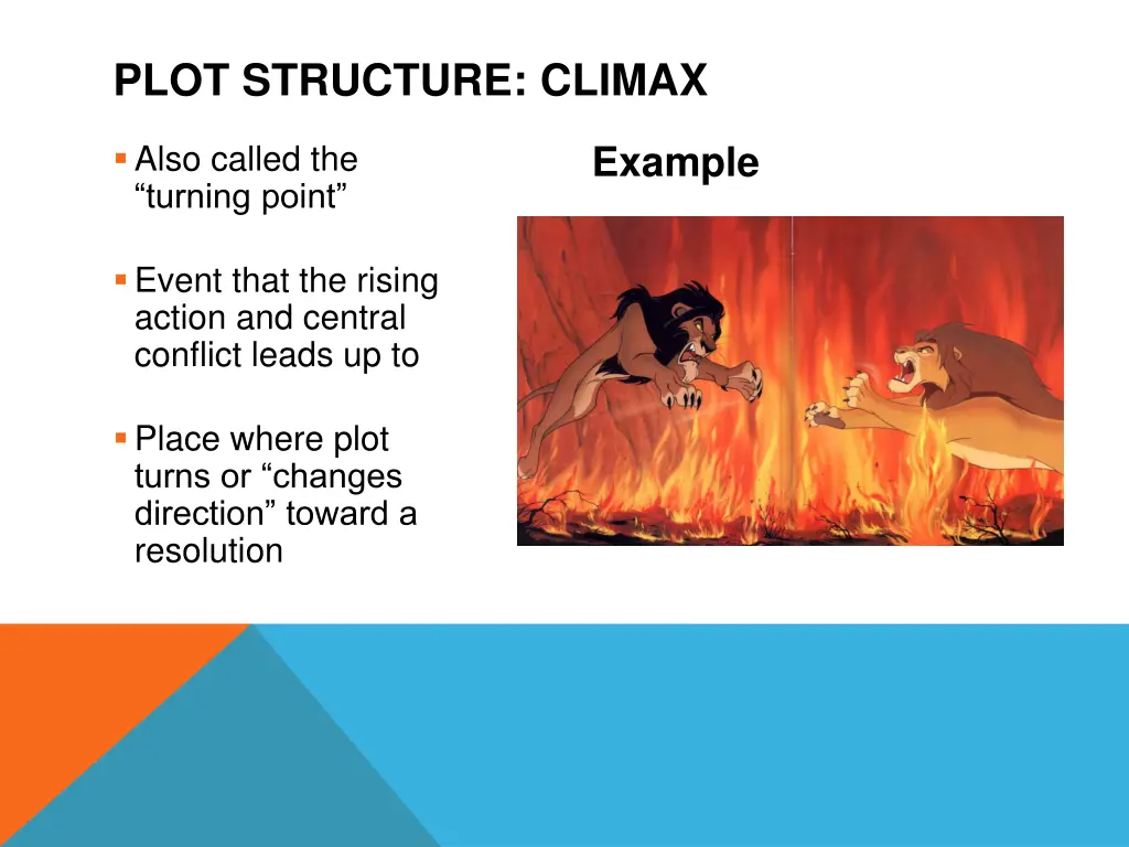 plot structure climax