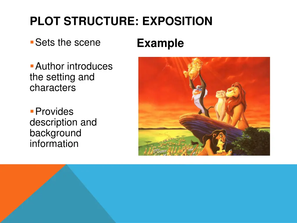 plot structure exposition