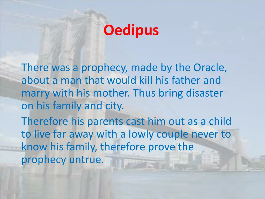 oedipus 1