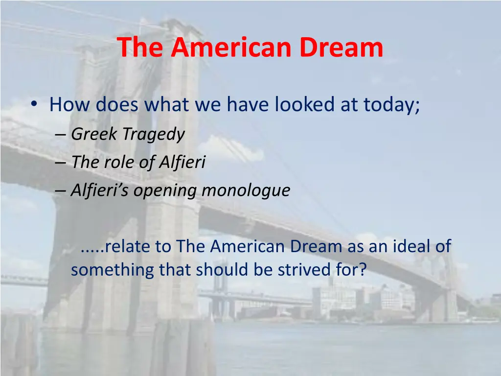 the american dream