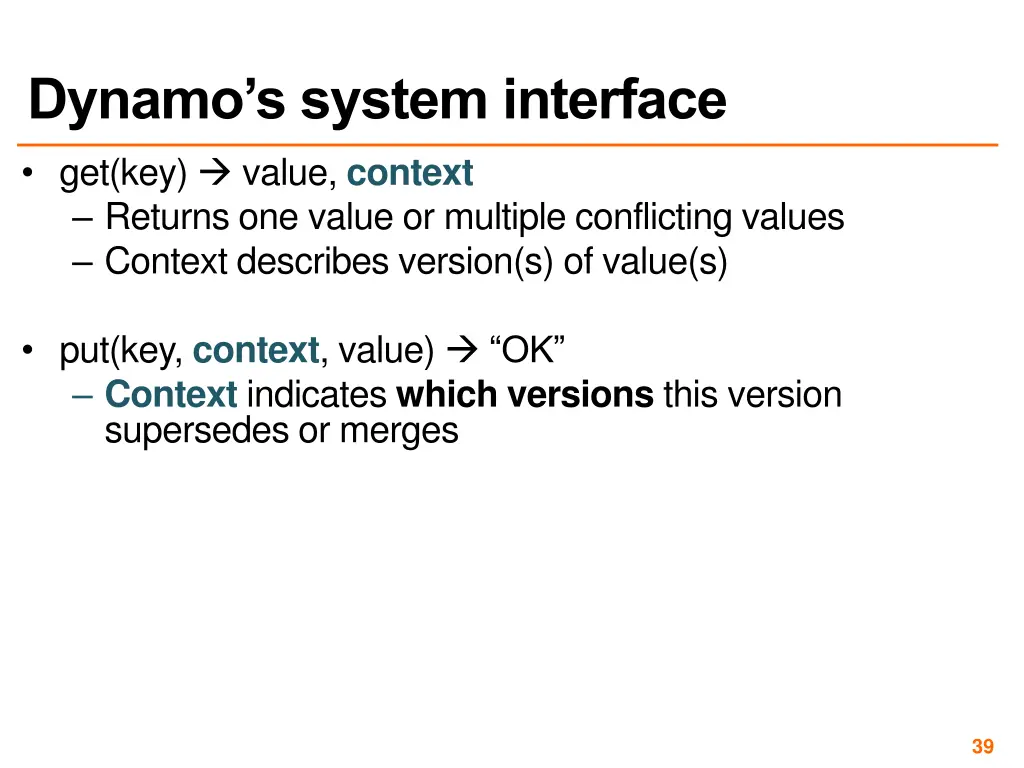 dynamo s system interface