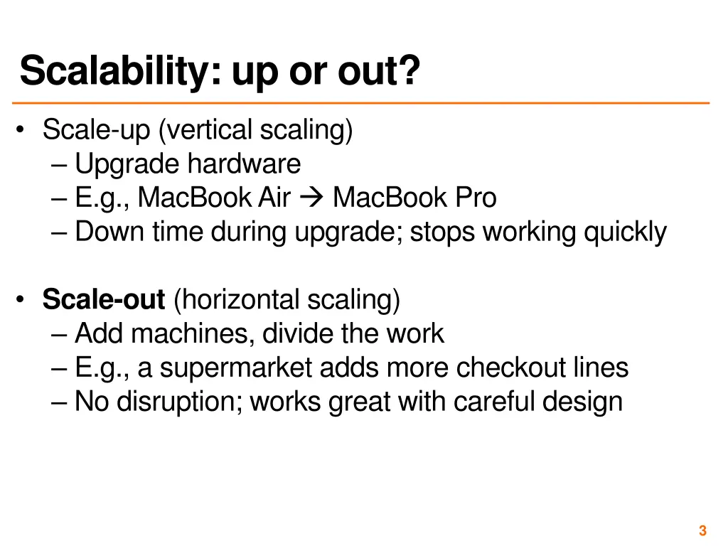 scalability up or out