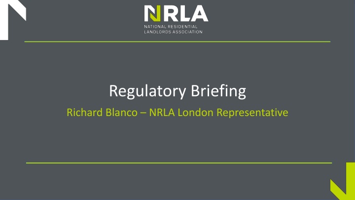 regulatory briefing