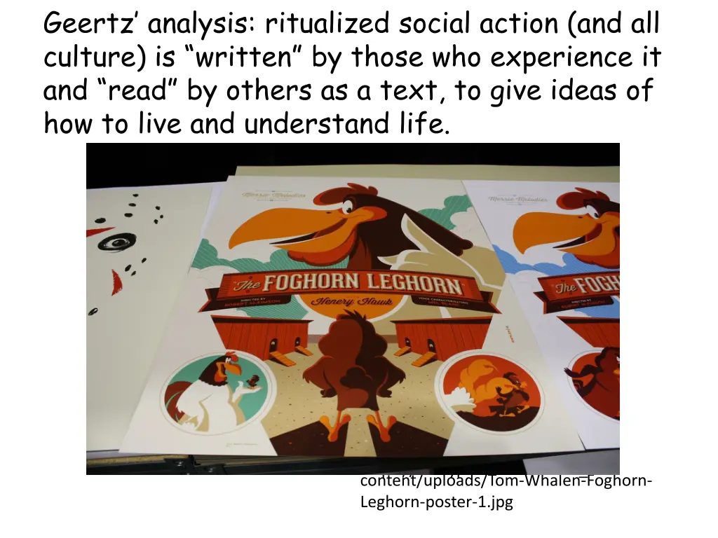 geertz analysis ritualized social action