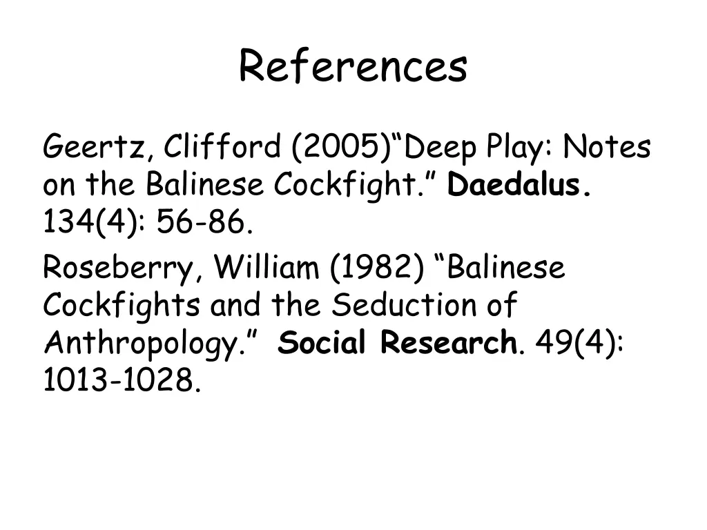 references