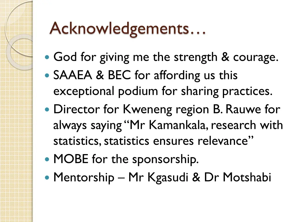 acknowledgements