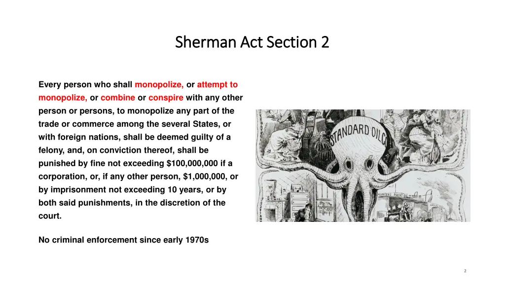 sherman act section 2 sherman act section 2