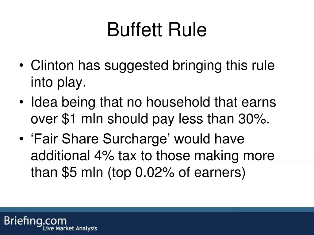 buffett rule